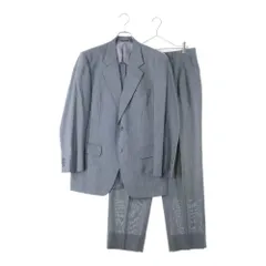 D'URBAN (ダーバン ) ストライプ セットアップスーツ ジャケット スラックスパンツ グレー 〇