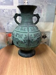 1960s ドイツ製 特大27cm ビアシュタイン 伝統レリーフ 蓋付マグ