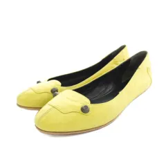 バレンシアガ BALENCIAGA フラットシューズ レザー スタッズ ビブラム
