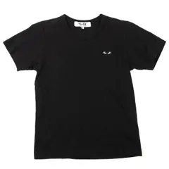 プレイ コムデギャルソンPLAY COMME des GARCONS ハートワッペンTシャツ 黒M