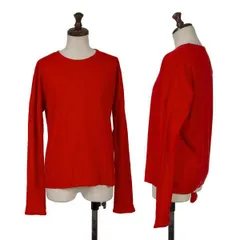 コムデギャルソンCOMME des GARCONS ウールカットソー 赤M位