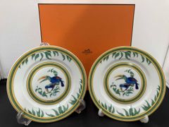 エルメス トゥカン デザートプレート 21.5cm 2枚セット HERMES - メルカリ
