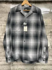 SCHOOT ショット 長袖シャツ オンブレシャツ サイズXL ブラック 