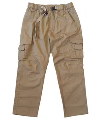 [レンロック] カーゴパンツ メンズ 大きいサイズ ゆったり ワイドパンツ ワークパンツ ボトムス 作業ズボン 綿パン コットン100% おしゃれ ポケット多い (JP, アルファベット, XL, サンドベージュ) [サンドベージュ] [XL]