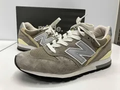 【箱付き】 New Balance ニューバランス M996  996 グレー カーキ 26.5cm アメリカ製