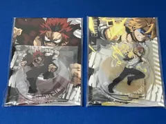 僕のヒーローアカデミア 背景ポストカード付アクリルスタンド(上鳴電気・切島鋭児郎) 2個セット