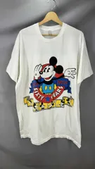 ★ Disney ディズニー 古着 半袖Tシャツ 60周年記念TEE メンズ フリーサイズ ホワイト 夏