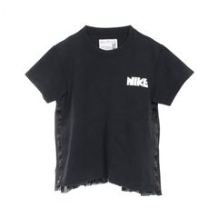 sacai NIKE バックプリーツTシャツ 黒 ブラック M サカイ ナイキ