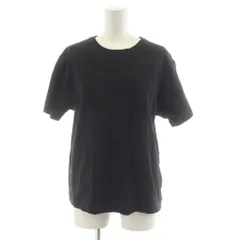 23区 オンワード樫山 カットソー Tシャツ 半袖 38 黒 ブラック 無地 /RR