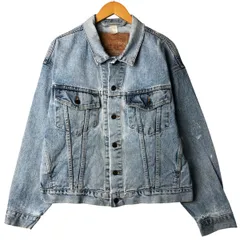 古着 ~90年代 リーバイス Levi's 70598-4891 デカパッチ デニムジャケット Gジャン メンズM相当 ヴィンテージ/eaa597150