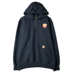 古着 カーハート Carhartt Loose Fit スウェットハーフジップパーカー メンズL相当/eaa604405