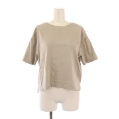 23区 オンワード樫山 24SS カットソー 半袖 クルーネック ストレッチ 無地 ワンカラー 38 グレー /BB