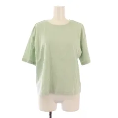 23区 オンワード樫山 24SS カットソー 半袖 クルーネック ワンカラー ストレッチ 無地 38 水色 ライトブルー /BB