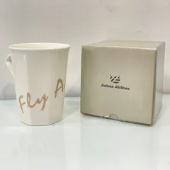 アシアナ航空 オリジナル マグカップ 箱付き Asiana Airline 陶器製　[管理No.：S11628_F1_60]