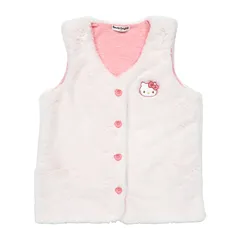 サンリオ(SANRIO) キッズルームベスト ハローキティ 130cm タグにお名前スペース 316377 [ハローキティ 130cm]