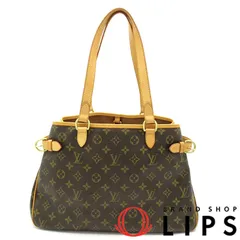 ルイ・ヴィトン バティニョール オリゾンタル M51154 モノグラム レディース ハンドバッグ ブラウン  美品 【中古】