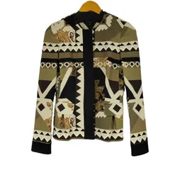 エトロ ETRO 総柄ノーカラージャケット レディース  40のサムネイル