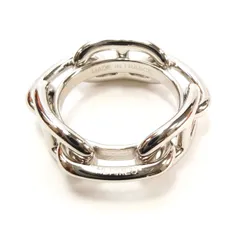 HERMES エルメス シェーヌダンクル スカーフリング シルバー 管理番号：10736