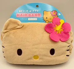 サンリオ　ハローキティ フェイスヘアバンド ひやけ 正規品　ギャル