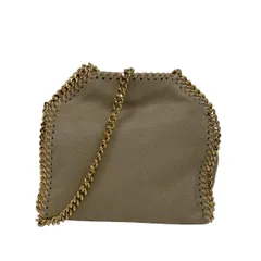 stellamccartney(ステラマッカートニー) トートバッグ タイニーファラベラ 391698 ベージュ チェーンショルダー/ゴールド金具/2way