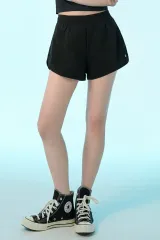 スカル - エア ラッシュ ランニング ショーツ ブラック