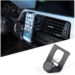 Sauicemy BMW 1/2/3/4シリーズ 2013～2015年に専用 スマホホルダー 車 携帯ホルダー スマホスタンド スマートフォン用車載ホルダー エアコン 吹き出し口 携帯電話スタンド 強磁力 (マグネットタイプ)
