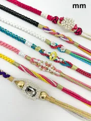 振袖用帯締め 飾り付き 7本おまとめ出品 正絹 mm