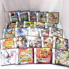 DSソフト24本セット まとめ売り　スポーツ・アニメ原作・RPGなど多ジャンル ケース説明書付き