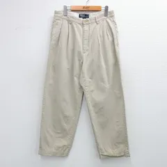 W31/古着 ラルフローレン ブランド チノ パンツ チノパン メンズ 90年代 90s HAMMOND コットン ベージュ 25nov11