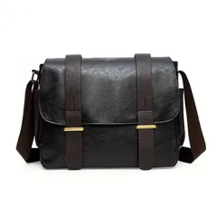 メンズ バッグ ショルダーバッグ メッセンジャーバッグ ヴィンテージ 大容量 フラップ 通勤 通学 入学シーズン 旅行 斜めがけ 鞄 カジュアル 父の日 ギフト バレンタイン プレゼント 男性用