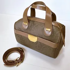 NINA RICCI ニナリッチ　2way ハンドバッグ　ショルダーバッグ　ブラウン系　中古美品　管理番号KKVNRA3294