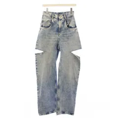 m*e様 【中古美品】マルジェラ スラッシュデニム 40 ホワイト カットアウト m*e様 【中古美品】マルジェラ スラッシュデニム 40 ホワイト カットアウト