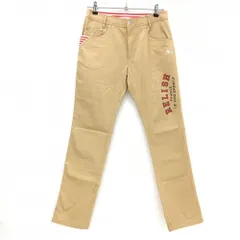 【新品】ルコックゴルフ パンツ ベージュ系×レッド サイドロゴ ストレッチ レディース 13 ゴルフウェア le coq sportifのサムネイル