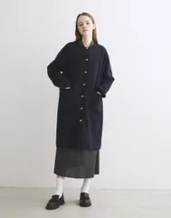 極美品　トラディショナル ウェザーウェア アークリー Aライン ロングコート　黒