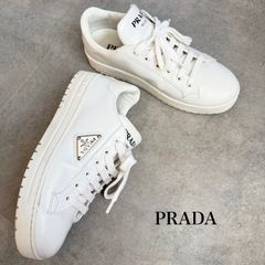 PRADA プラダ 三角ロゴプレート クラシックレザー スニーカー 36 1/2
