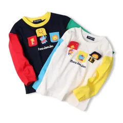 moujonjon 動物仕掛け長袖Tシャツ　m16803