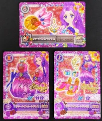 アイカツカード神崎美月 サイン入り サマーナイトムーンコーデ 3枚セット