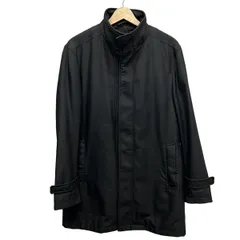 DKNY(ダナキャラン) コート サイズL メンズ美品  - 黒 長袖/ライナー（中綿）取り外し可能/秋/冬