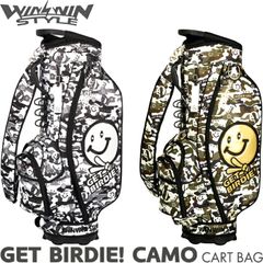 送料無料】SWAG 蛍光イエロー スカルデザイン ゴルフバッグ 世界25本