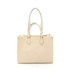 ルイ・ヴィトン LOUIS VUITTON トートバッグ オンザゴーMM M46531 クレーム レザー オンザゴーMM レディース Used B