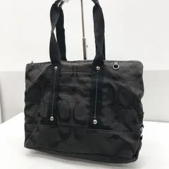 COACH バッグ ショルダー トート 2way ブラック シグネチャー コーチ SGMT26-0008