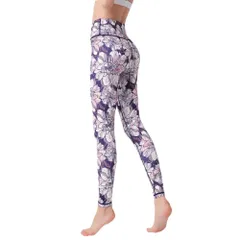 ☆ HK282 ☆ Lサイズ ☆ ヨガパンツ スポーツウェア 花柄 ヨガパンツ スポーツウェア 花柄 ヨガ パンツ レギンス スポーツウエア ヨガレギンス スパッツ レディース フィットネスパンツ ヨガウエア ヨガウェア おしゃれ 可愛い かわいい