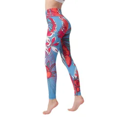 ☆ HK284 ☆ Mサイズ ☆ ヨガパンツ スポーツウェア 花柄 ヨガパンツ スポーツウェア 花柄 ヨガ パンツ レギンス スポーツウエア ヨガレギンス スパッツ レディース フィットネスパンツ ヨガウエア ヨガウェア おしゃれ 可愛い かわいい