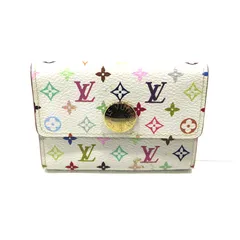 【三重本店】 中古 LOUIS VUITTON | ルイ・ヴィトン カードケース ポルトモネコージー コインケース M60006 モノグラムマルチカラー ホワイト 【125】