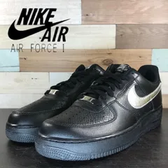 NIKE AIR FORCE 1 LOW 07 ナイキ エア フォース1 07 ローカット ブラック シルバー 27.5cm メンズ スニーカー U06102 315115-028