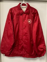 美品　コンバース　ナイロンパーカー　レッド　L