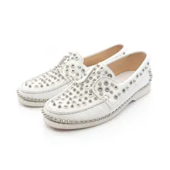 クリスチャンルブタン Christian Louboutin スリッポン YACHT SPIKES ヨットスパイク レザー スリッポン メンズ Used B