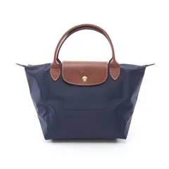 ロンシャン Longchamp トートバッグ ル プリアージュ オリジナル S L1621089P68 ネイビー キャンバス レザー ル プリアージュトップハンドルバッグ レディース 新品