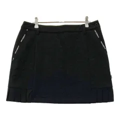 サイズ：3 NEW BALANCE GOLF ニューバランス 2024年モデル 裏起毛スカート ロゴ総柄 ブラック系 [240101586221] ゴルフウェア レディース ストスト