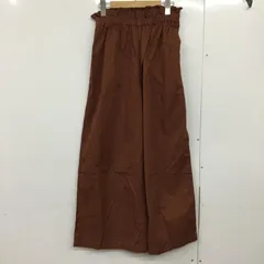 Samansa Mos2 サマンサモスモス その他ボトムス 1405190 ウエストフリルワイドパンツ コットンパンツ